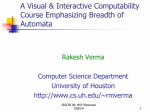 Automata theory history